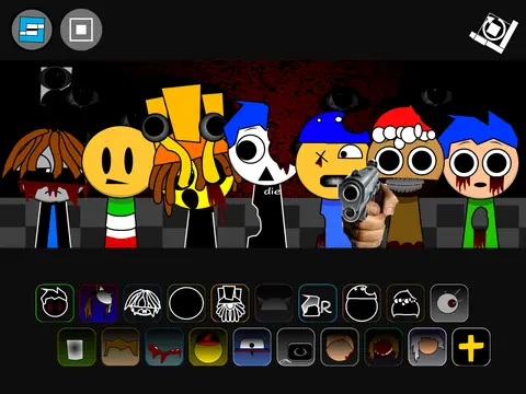 Sprunki But Roblox Animation Sound Update game featuring Roblox-inspired sounds and character animations