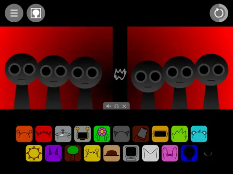 Sprunki horror edition game cover with mysterious characters