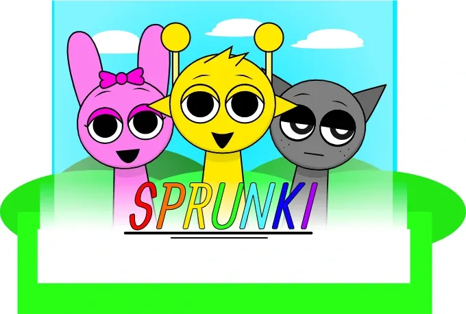 Sprunki But Subterwenda Game Logo - Dark Underground Version