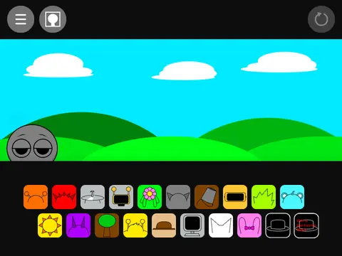 Sprunki But There's Normal Black game cover showing black color variant