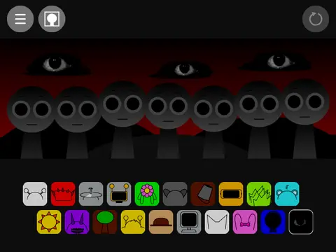 Sprunki But game logo showing modified Sprunki character with funny expression