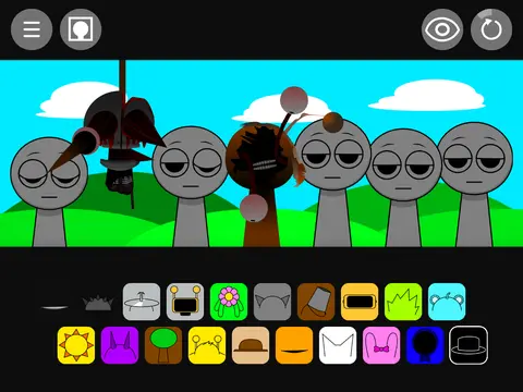 Logo for Sprunki But Version 7 game featuring OC submissions