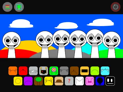 sprunki but weird v2 Incredibox Style Music Game with Weird Sounds