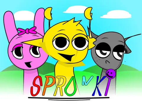Sprunki But Weird game featuring strange and unusual character designs