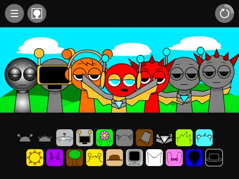 Sprunki But With My OC Redbotic Logo