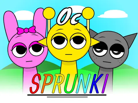 Sprunki But With People’s OC and Me Game Cover