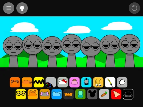 Official Sprunki Cartoon Edition game logo featuring animated characters