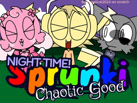 Sprunki Chaotic Good Night Time Game Logo