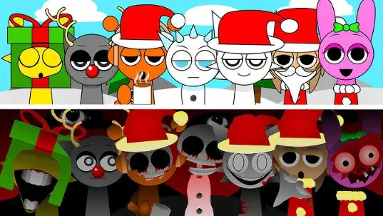 Christmas Themed Sprunki Gameplay Sprunki Christmas Edition Gameplay Screenshot
