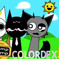 Sprunki Colordex Official Logo - Creative Coloring Game