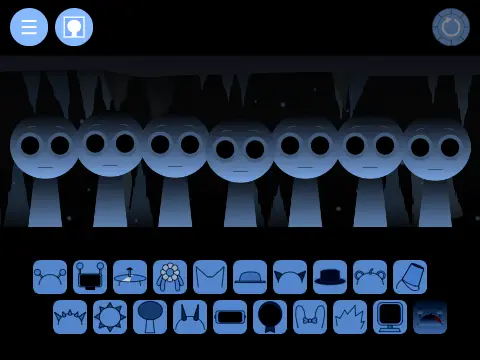 Logo for the Sprunki - Cool as Ice Remix V6 animated mod