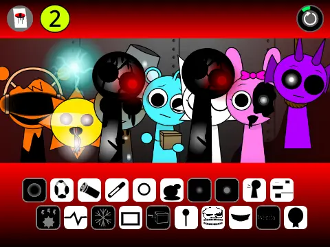 Official logo for Sprunki Corruptbox Phase 2 game featuring dark-themed characters