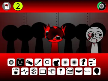 Official logo for Sprunki Corruptbox Phase 2 Remix game