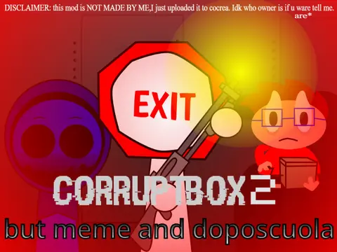 Sprunki Corruptbox Phase 2 Remix Meme Game Cover