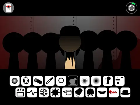 Official game logo for Sprunki Corruptbox Swapped featuring corrupted and swapped characters