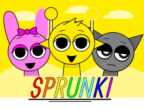 Sprunki Crazy Mod Remix Game Cover Art