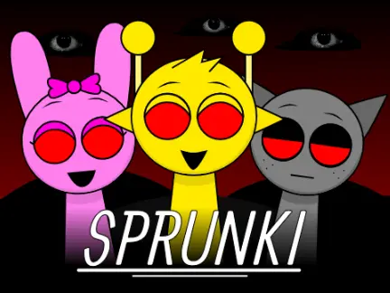 Sprunki Creepier Remix horror-themed music game with eerie sounds