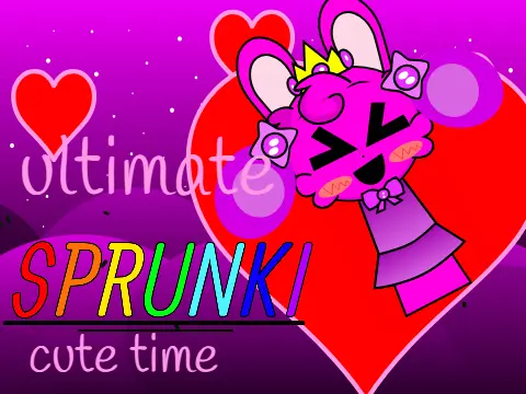 Sprunki Cute Time Ultimate Game Logo