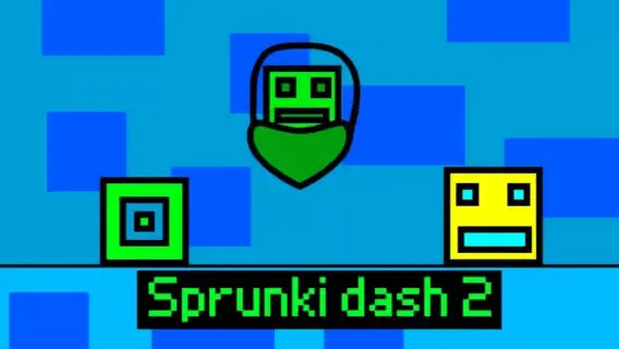 Sprunki Dash Version 2.0 Babies Game Logo - Remastered Retake Edition