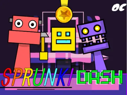 Sprunki Dash OC Logo Cover