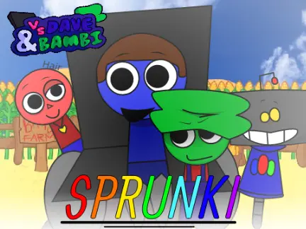 Sprunki Dave and Bambi 13 Game Cover