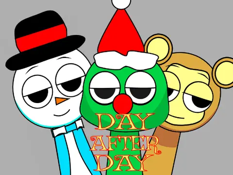 Sprunki - Day After Day game cover