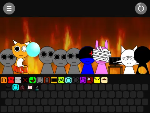 Sprunki alternative phase remix game cover showing redesigned characters