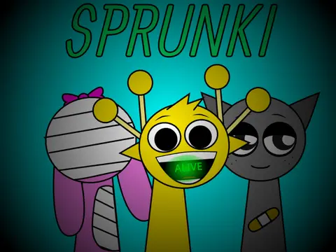 Logo for Sprunki Definitive Phase But Alive Edition