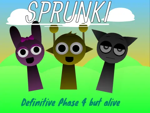 Sprunki Definitive Phase But All Alive Game Cover