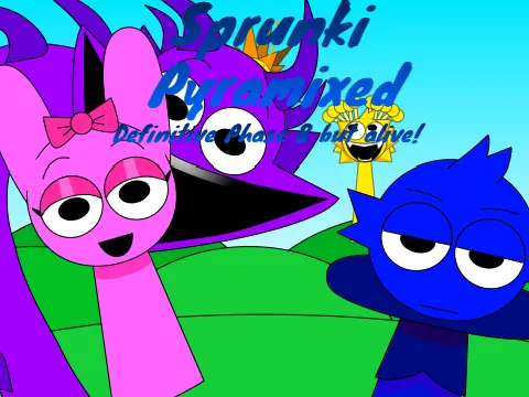 Pyramixed edition of Sprunki Definitive Phase with enhanced animations