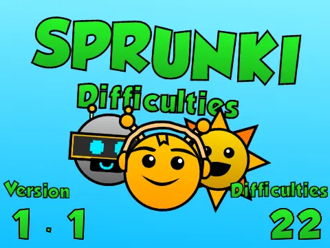 Sprunki Difficulties Version 1.1 Scratch Game Logo