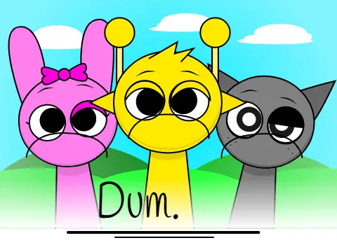 Sprunki Dum logo cover