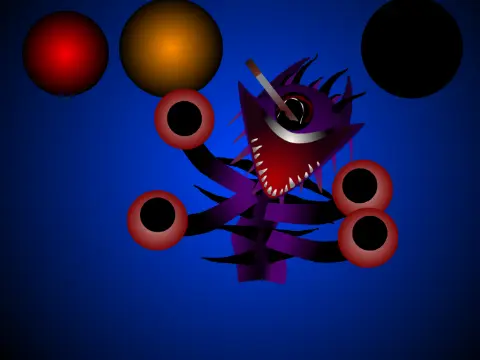 Sprunki Durple Phase 10 Game Logo featuring durple-colored characters