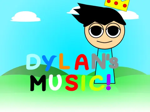 Sprunki characters in musical rhythm game with notes and beats