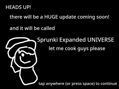 Sprunki Expanded V mod logo featuring expanded characters and horror mode