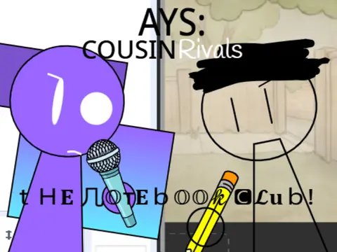 Logo for the Sprunki FNF Remix AYS Cousin Rivals rhythm game project