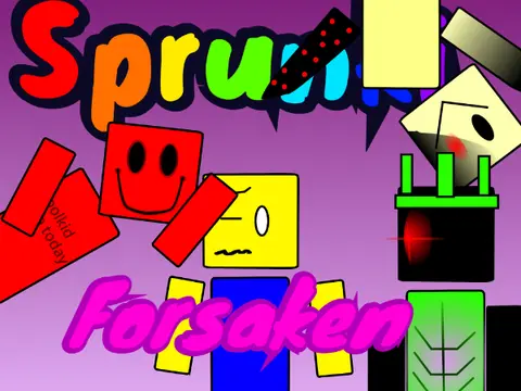 Sprunki Forsaken Horror Game Logo