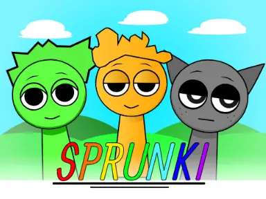 Sprunki Friends Version 0.9 Original Game Logo