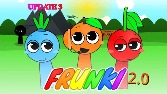 Sprunki Frunki Version 2.0 Characters Game Cover Art