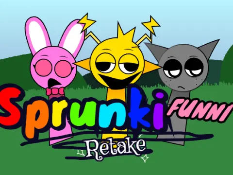 Sprunki Funni Retake online music game character creating beats