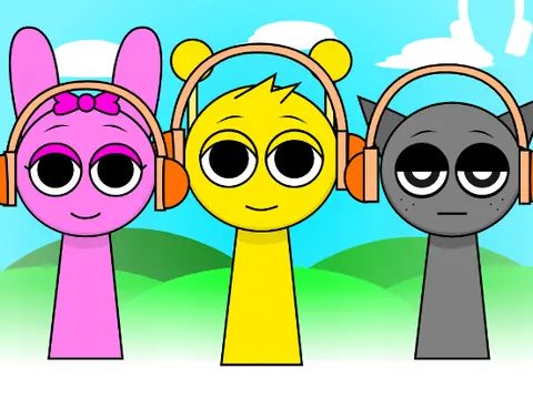 Sprunki Gamers Fixed gaming-themed music game