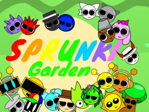 Sprunki Garden Version 2.1 Remix Free Play Logo - Definitive Edition Cover Art