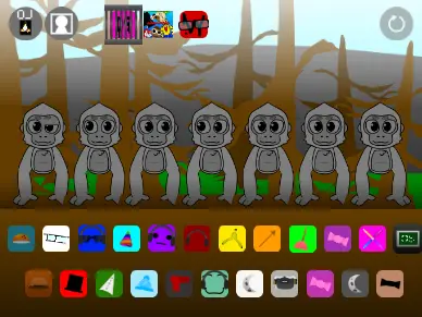 Logo for Sprunki Gorilla Tag V2 game