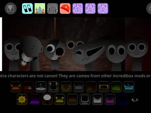Official Sprunki Gray Treatment Edition game logo featuring gray color theme
