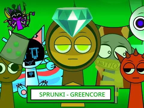 Sprunki Greencore BE Edition 2 Game Cover Art