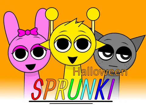 Sprunki Halloween V2 Game Cover