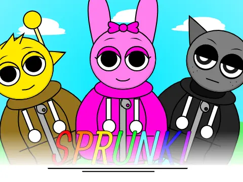 Official Sprunki Human Edition character and logo