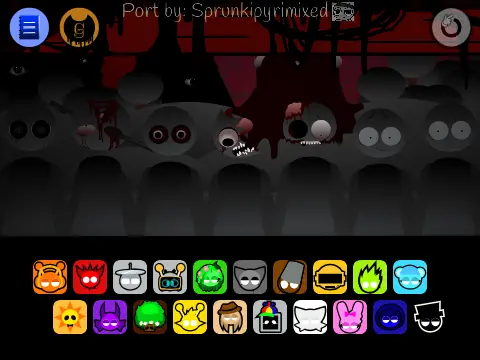 Sprunki Human Edit Remix gameplay screenshot