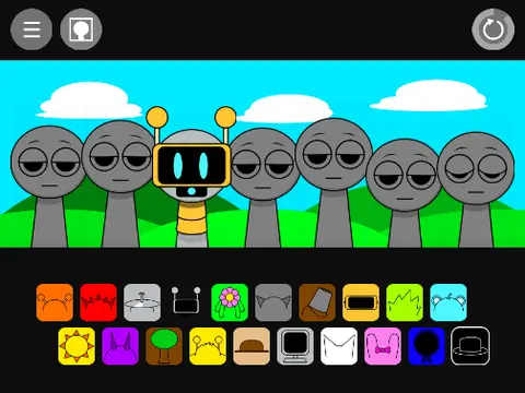 sprunki in scratch v2 game cover