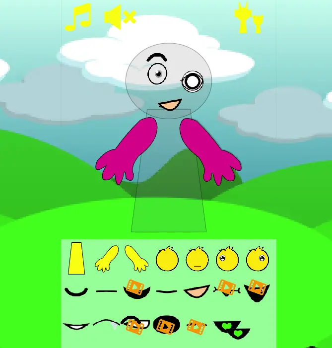 Sprunki in Zombie Land Gameplay Screenshot Gameplay screenshot of Sprunki in Zombie Land showing zombie combat
